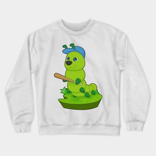 Caterpillar Baseball Baseball bat Sports Crewneck Sweatshirt